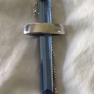 Nuove Gioie sterling silver cross pendant.